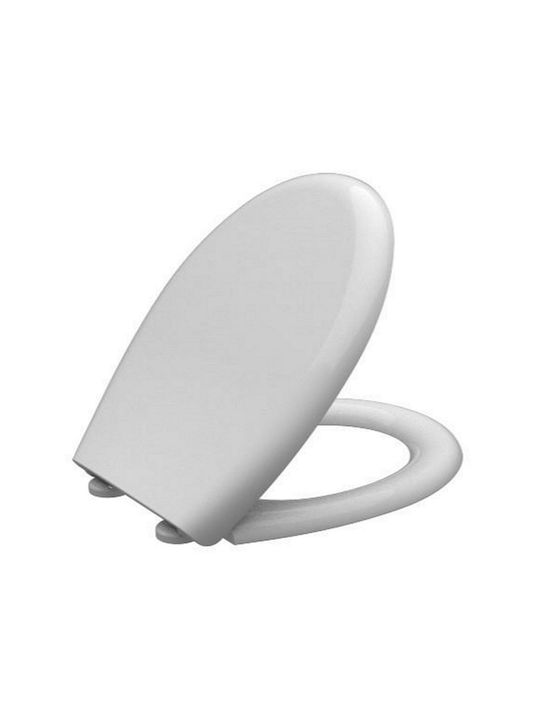 Visam Toilettenbrille Soft-Close Kunststoff Weiß