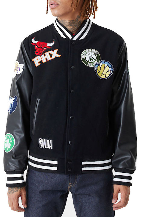 New Era Varsity Winter Jacke Black