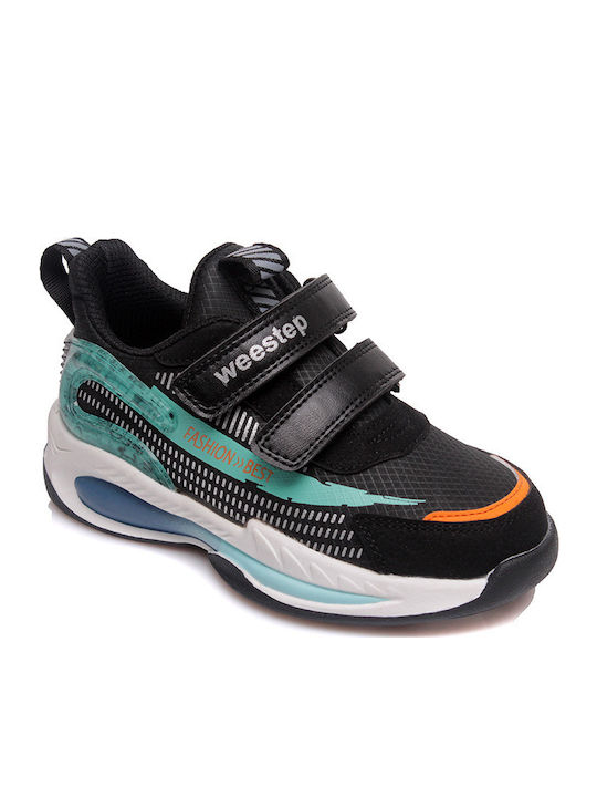 Kinder Sneakers mit Klettverschluss Schwarz