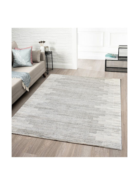 Soft Rug Rectangular Cream/Grey