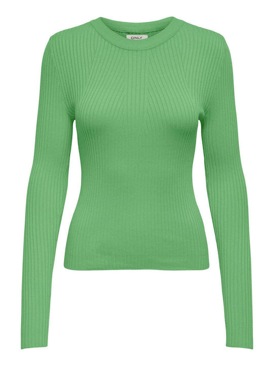 Only Women's Long Sleeve Pullover Green