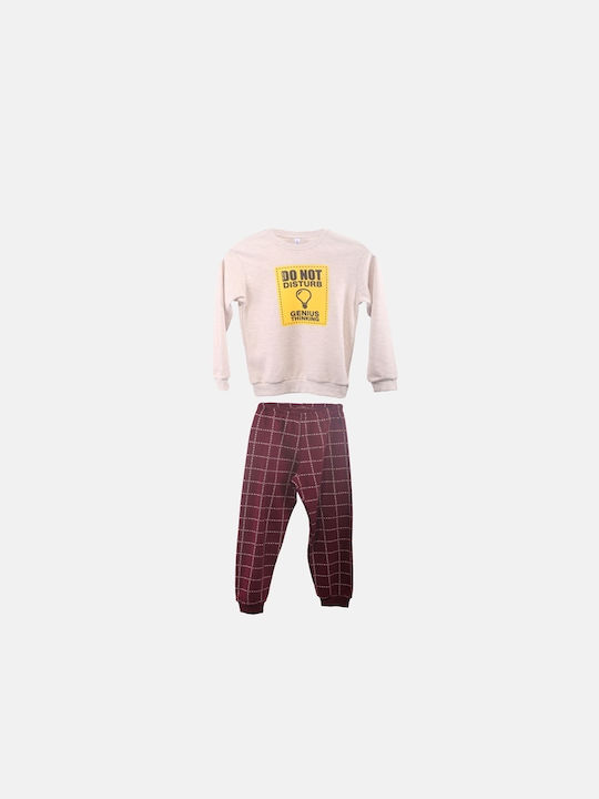 Dreams Kids Pyjamas Cotton Burgundy