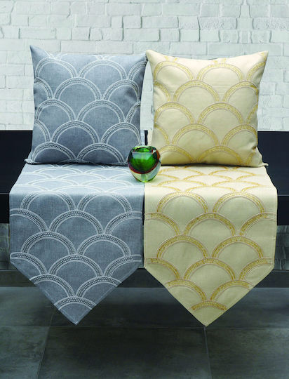 Ilis Home Διακοσμητική Μαξιλαροθήκη No.44507 Γκρι 42x42εκ.