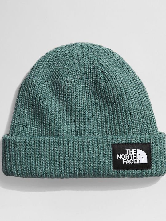 The North Face Salty Beanie Unisex Σκούφος Πλεκτός σε Πράσινο χρώμα