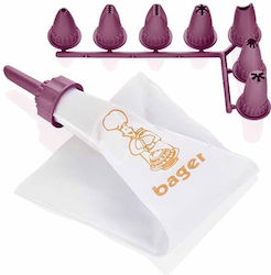 HS Aqua Set Cornet Patiserie Plastic