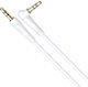 Kakusiga Καλώδιο Ήχου 3.5mm male - 3.5mm male Μαύρο 2m KSC-522/WHITE