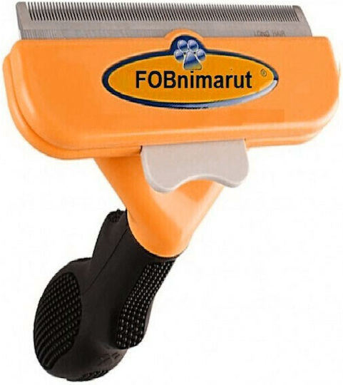 Haustiere Kamm Mittel / Groß für langhaarige Hunde zur Haarentfernung Orange