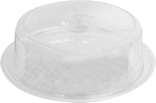 Ready Tortieră Plastic cu Capac și Picior Transparent 30x30buc