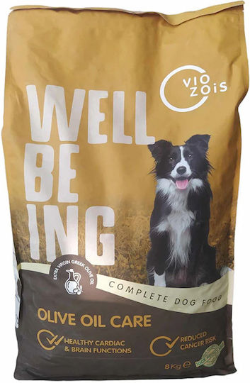 Viozois 8kg Dry Food for Dogs with Corn, Brown rice, Chicken and Liver