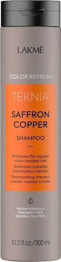 Lakme Saffron Copper Shampoo Color Retention & Shine for Coloured Hair 300ml