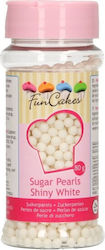 Fun Cakes Διακοσμητικές Πέρλες Λευκές 60gr