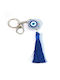 Keychain Greece Metallic Eye Blue