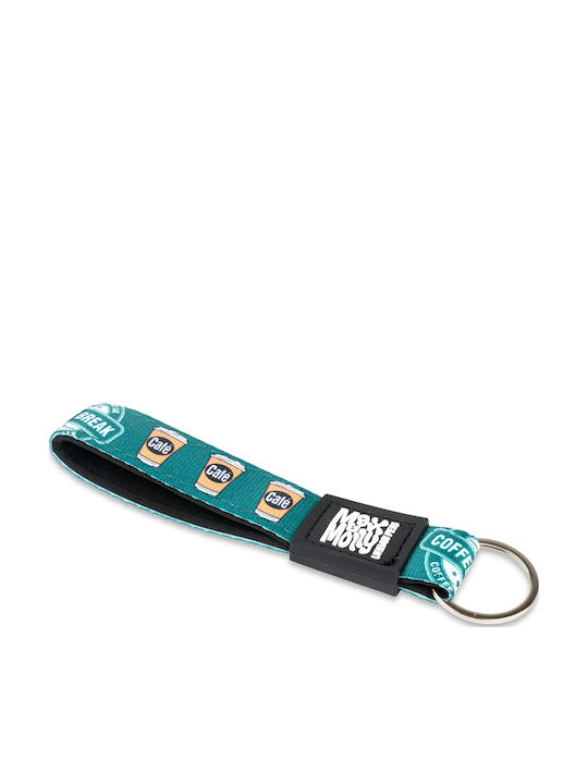 Max & Molly Keychain Coffee Break Tag Brown
