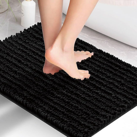 Bathlux Bath Mat 10219 Black 45x70cm Bathlux Bath Mat 10219 Black 45x70cm