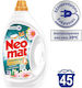 Neomat Aromatotherapy Liquid Detergent for Whites & Coloreds Clothes 25lt (45 Measuring Cups)