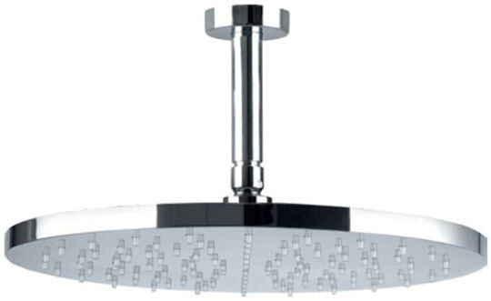Almar Στρογγυλή Κεφαλή Ντουζ 10cm με Βραχίονα 10cm