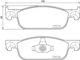 Hella Brake Pad for Renault Clio / Twingo