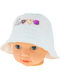 Maksi Kids' Hat Bucket Fabric White