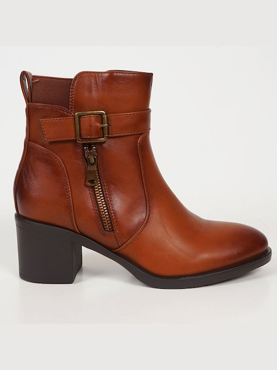 Piazza Shoes Damen Knöchelstiefel Tabac Braun