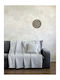 Nima Secret Ριχτάρι Πολυθρόνας Chenille 180x180εκ. Gray 33197