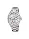 Festina Watch Battery with Silver Metal Bracelet