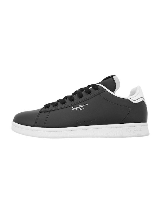 Pepe Jeans Player Basic Sneakers Μαύρα