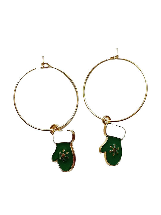 Tatu Moyo Earrings Hoops Gold Plated