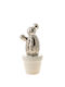 Zen Collection Decorative Cactus made of Ceramic Material 1pcs