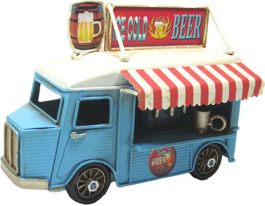 SP Souliotis Antique Decorative Miniature Car Metallic Kanteen Beer Bar
