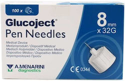 Menarini Glucoject Pen Βελόνες 32G 100τμχ