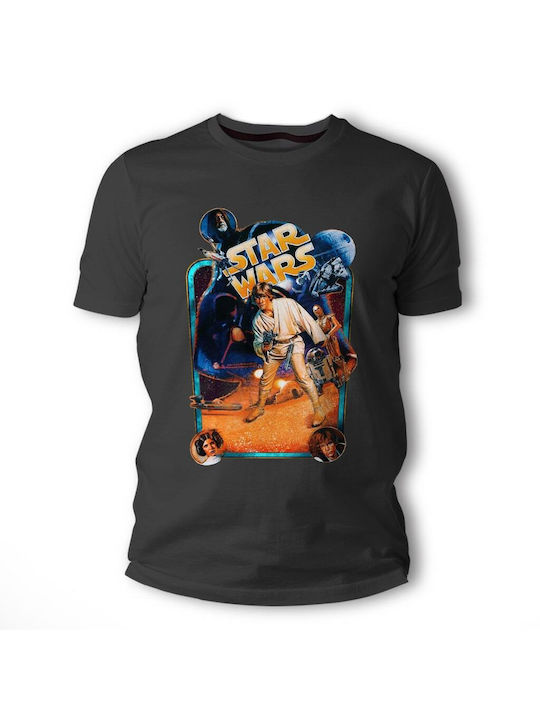 Frisky T-shirt Star Wars Μαύρο