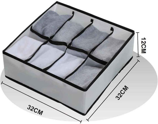 Tpster Drawer Organizer in White Color 32x32x12cm