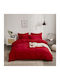 Marwa Duvet Cover Single 160x240 Bordeaux