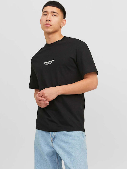 Jack & Jones Men's Short Sleeve Blouse Black