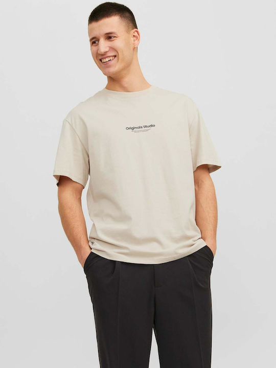 Jack & Jones Bluza Bărbătească cu Mânecă Scurtă Raza de lună