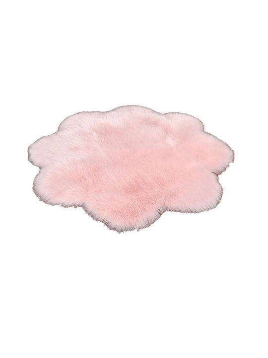 Rug Round Pink