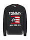 Tommy Hilfiger Herren Langarm-Pullover Schwarz