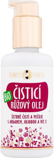 Purity Vision Rose Bio Gesichtsreiniger Öl mit Feuchtigkeitsspendender und Aufhellender Wirkung 100ml