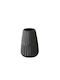 PanOikos Decorative Vase Black 8x17cm