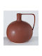 PanOikos Decorative Vase Brown 25x26cm