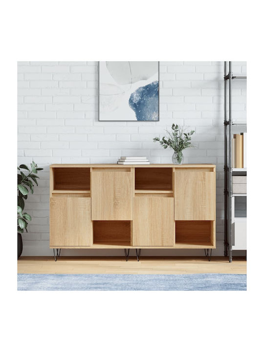 Sideboard Wooden Sonoma Oak 120x35x70cm