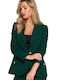 Makover Women's Blazer Green