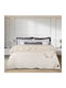 Greenwich Polo Club Duvet Cover Single 160x220cm 3427 Ecru 11.5 togs Togs