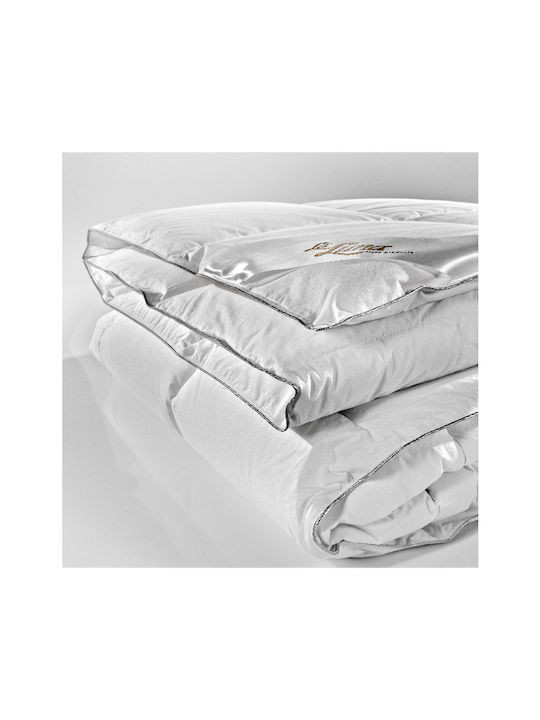 La Luna Πάπλωμα Υπέρδιπλο με Γέμιση Hollowfiber 240x260εκ. The Lightweight Cotton Quilt Λευκό