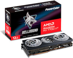 PowerColor Radeon RX 7700 XT 12GB GDDR6 Hellhound Graphics Card