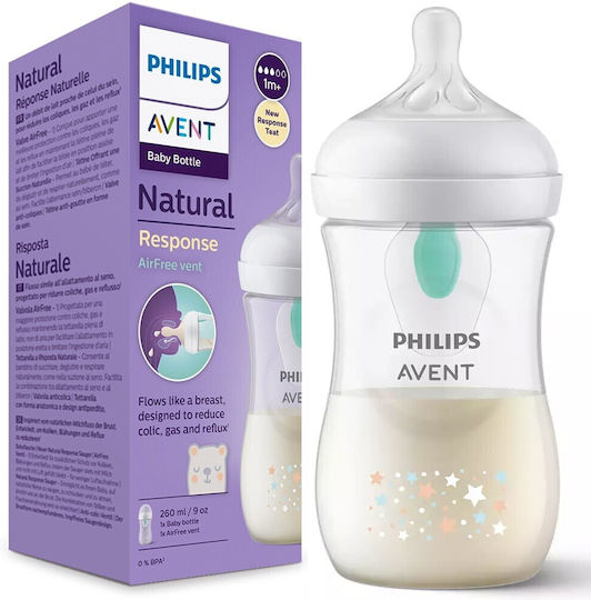 Philips Plastic Baby Bottle Anti-Colic With Silicone Teat For 1+ Months 260ml