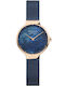 Bering Time Max Herrenuhr 26mm Batterie mit Blau Metallarmband