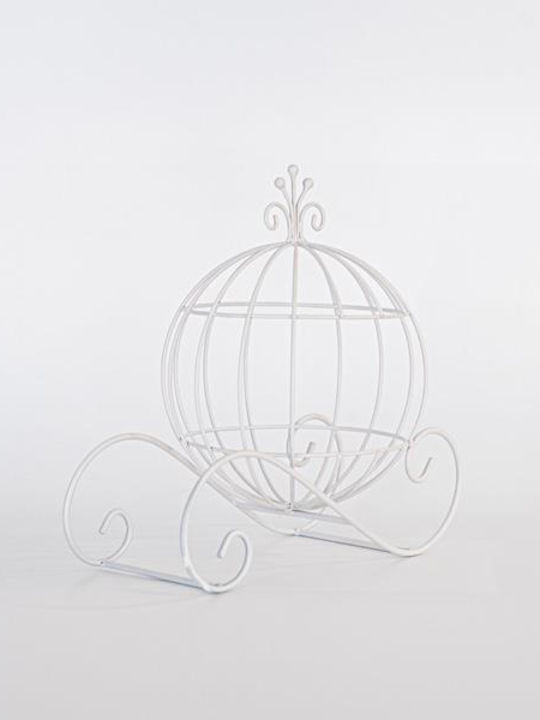 Eurolamp Christmas Metal Figure Car White 29.5x29.5x20cm