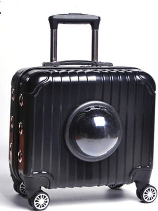 Dog Carrying Black Trolley L41xW23xH41cm