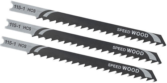 Stanley STA21033 Jig Saw Blades for Wood 100mm 3 Pieces